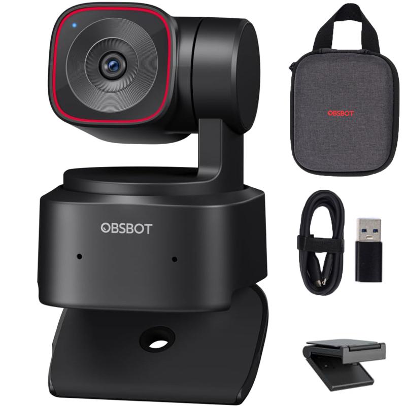 OBSOT TINY2 Lite 4K Webカメラ Obsbot Tiny 2 Lite 4k Pc Webcam 30fps Ptz Câmera Ai Tracking